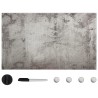 Tableau noir magnétique mural Verre 100x60 cm 