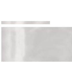 Bordure de jardin Argent 450 x 25 cm Acier inoxydable 