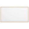 Tableau blanc magnétique avec cadre bois de pin massif 100x55cm 