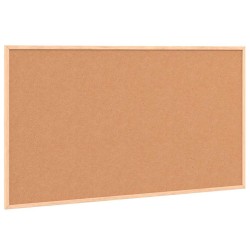 Tableau blanc magnétique avec cadre bois de pin massif 100x55cm 