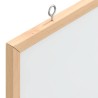 Tableau blanc magnétique avec cadre bois de pin massif 100x55cm 