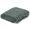 Couverture Coton 160 x 210 cm Vert foncé  