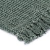 Couverture Coton 160 x 210 cm Vert foncé  