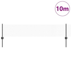 Poteaux de clôture 5 pcs U-Channel Gris 40 cm Acier 