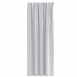 Rideaux avec des rideaux 2 pcs Gris pâle 260 x 140 cm Polyester 