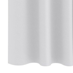 Rideaux avec des rideaux 2 pcs Gris pâle 260 x 140 cm Polyester 
