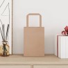 Sacs en papier 250 pcs avec poignées marron 15x8x21 cm 