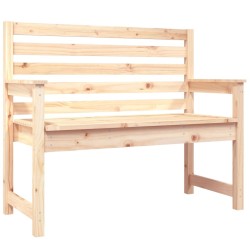 Banc de jardin 109x48x91,5 cm bois massif de pin 