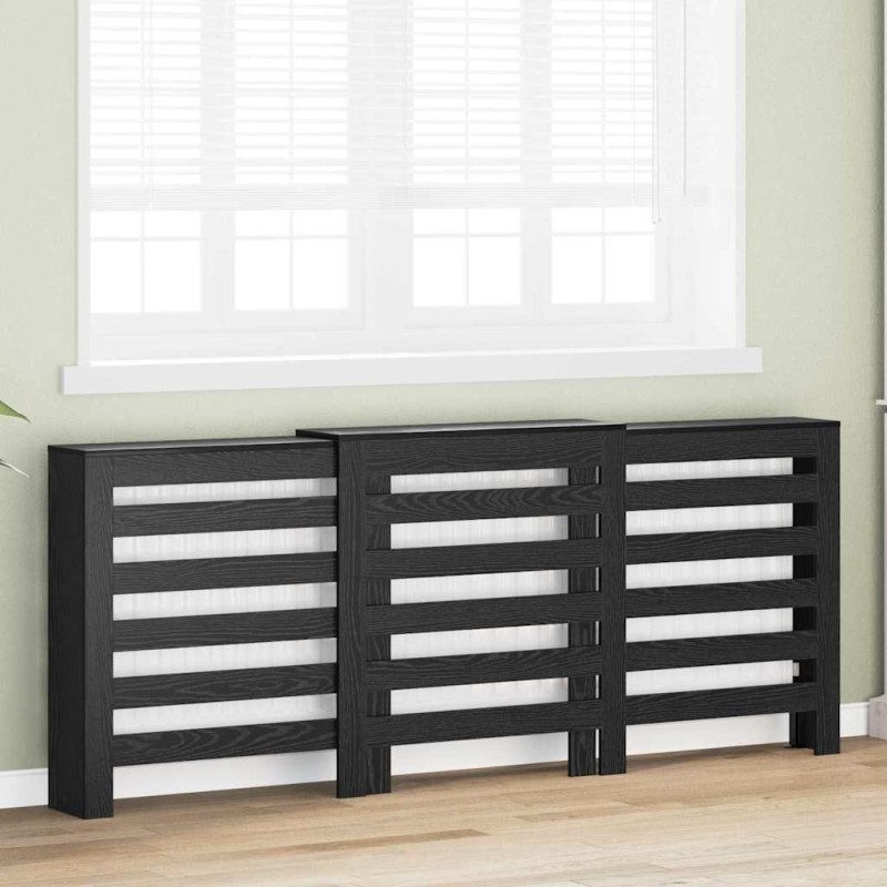 Couverture de radiateur en chêne noir Chêne noir Chêne massif Couverture de radiateur en chêne noir Chêne noir Chêne massif