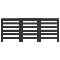 Couverture de radiateur en chêne noir Chêne noir Chêne massif 