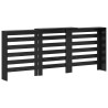 Couverture de radiateur en chêne noir Chêne noir Chêne massif 