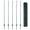 Clôture Euro avec supports verts 1,5x10 m en acier 