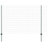 Clôture Euro avec supports verts 1,5x10 m en acier 
