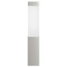 Appliques murales extérieures 2 pcs argent en acier inoxydable IP44 