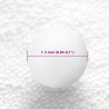 Remplissage Pouf EPS 100 L, Blanc, 18 kg/m³ 