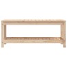 Banc de jardin 108x35x45 cm bois massif de pin 