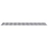 Plaques en aluminium à motif en damier 4 pcs Antidérapantes 100x25 cm 