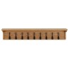 Porte-manteau 90x16x16 cm Bois de chêne massif 