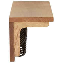 Porte-manteau 90x16x16 cm Bois de chêne massif 
