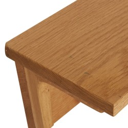 Porte-manteau 90x16x16 cm Bois de chêne massif 