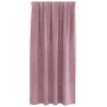 Rideaux occultants avec bande supérieure 2 pcs Velours rose foncé 