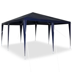 Tente de fête bleue 4x4 m PE 