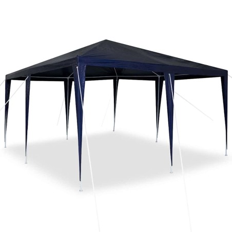 Tente de fête bleue 4x4 m PE 