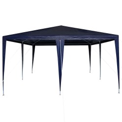 Tente de fête bleue 4x4 m PE 
