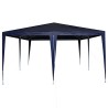 Tente de fête bleue 4x4 m PE 