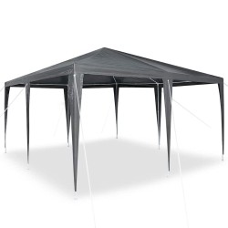 Tente de fête anthracite 4x4 m PE 