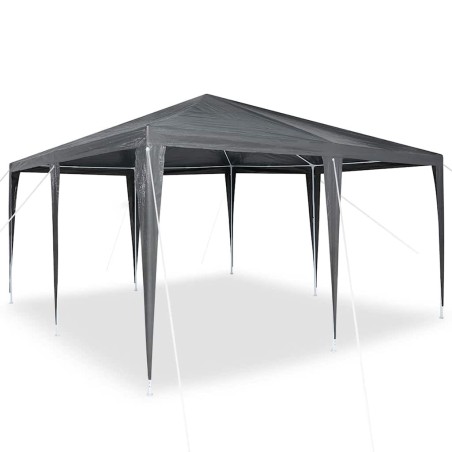 Tente de fête anthracite 4x4 m PE 
