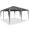 Tente de fête anthracite 4x4 m PE 