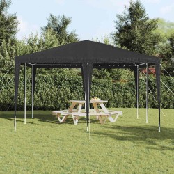 Tente de fête anthracite 4x4 m PE 