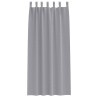 Rideaux 2 pcs Gris clair 245 x 140 cm Polyester 