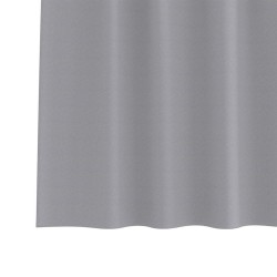 Rideaux 2 pcs Gris clair 245 x 140 cm Polyester 