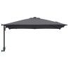 Parasol de jardin Anthracite 248.5 x 247.5 x 160 cm tissu 
