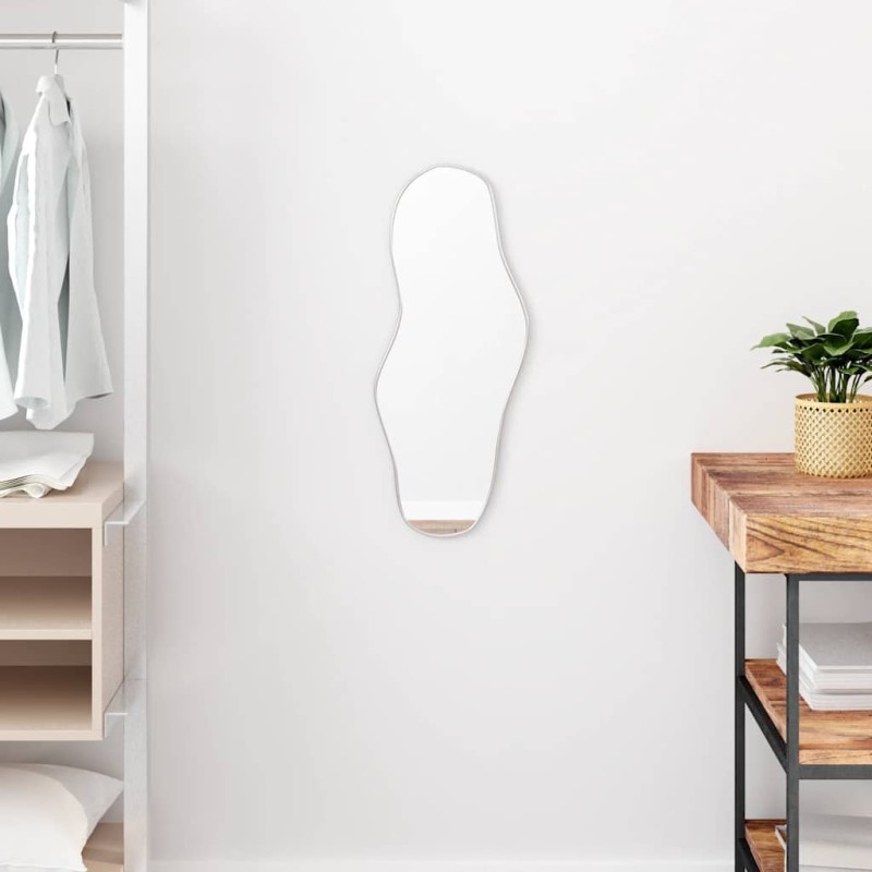 Miroir mural Argenté 60x25 cm 