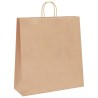 Sacs en papier 50 pcs avec poignées marron 45x17x48 cm 