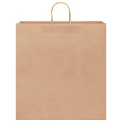 Sacs en papier 50 pcs avec poignées marron 45x17x48 cm 