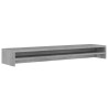 Support de moniteur Sonoma gris 100x24x13 cm Bois d'ingénierie 