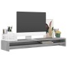 Support de moniteur Sonoma gris 100x24x13 cm Bois d'ingénierie 