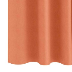 Rideaux 2 pcs Couleur terre cuite 260 x 140 cm Polyester 