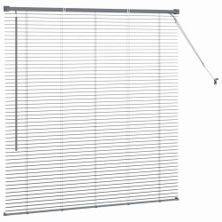 Store de Fenêtre Gris foncé 80 x 130 cm Aluminium 