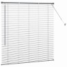 Store de Fenêtre Gris foncé 80 x 130 cm Aluminium 