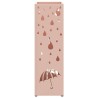Porte-parapluie Rose Métal Moyen Détails Décoratifs 