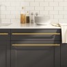 Poignées d'armoire 20 pcs doré 480 mm acier inoxydable 