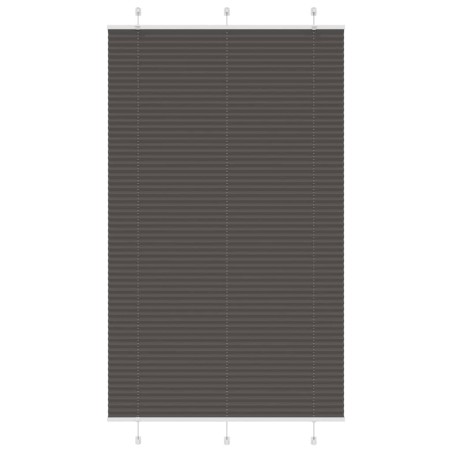 Store plissé noir 120x200 cm largeur du tissu 119,4cm polyester 