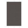 Store plissé noir 120x200 cm largeur du tissu 119,4cm polyester 