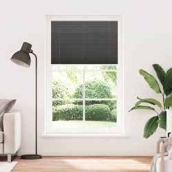 Store plissé noir 120x200 cm largeur du tissu 119,4cm polyester 