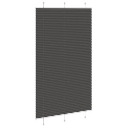 Store plissé noir 120x200 cm largeur du tissu 119,4cm polyester 